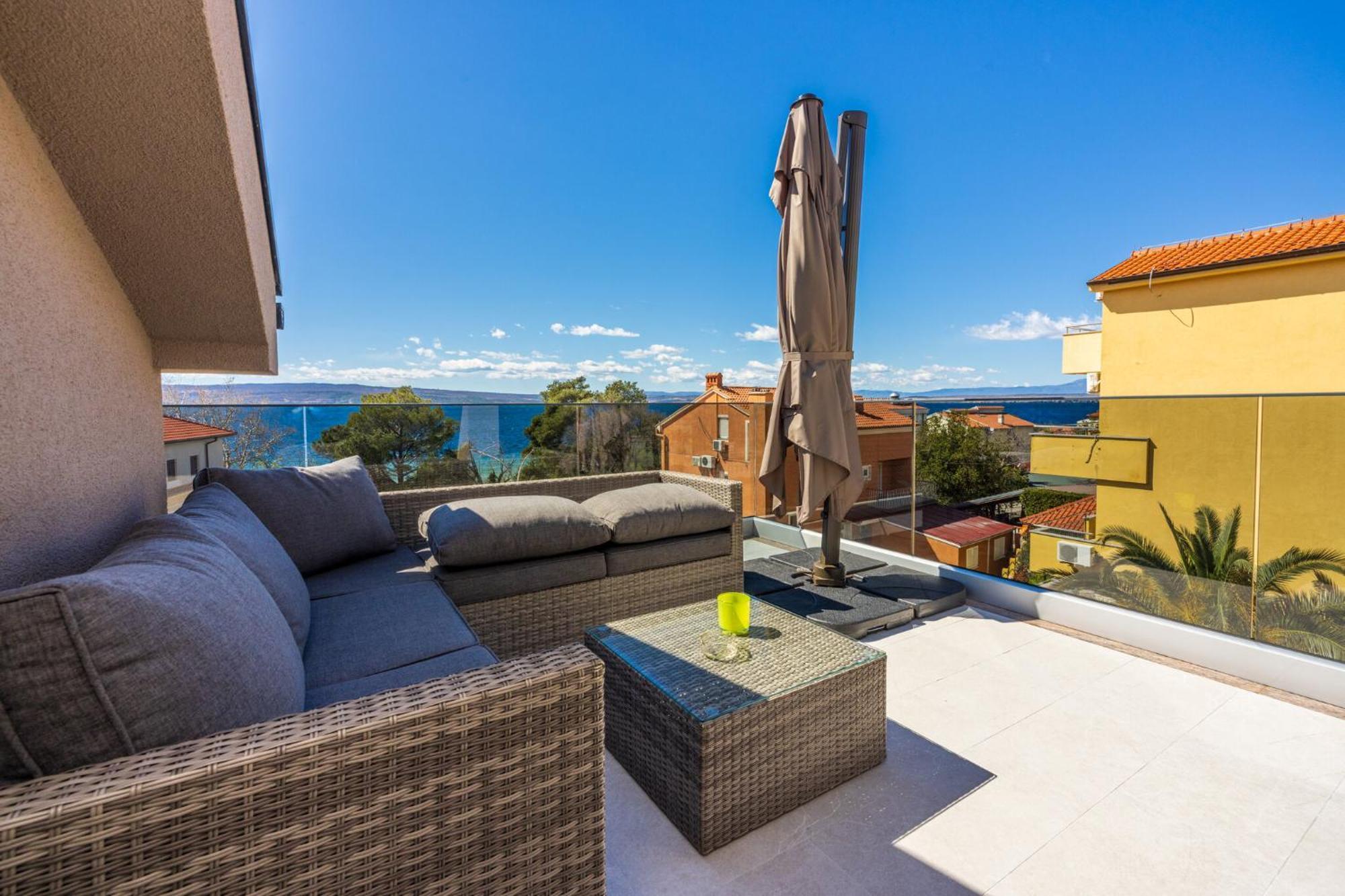 Villa Vadaga Crikvenica Bagian luar foto
